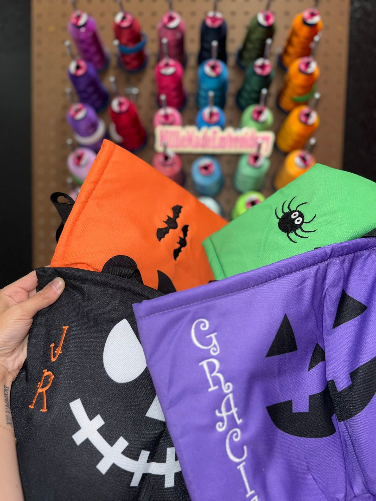 Gingham/Holiday Themed Basket