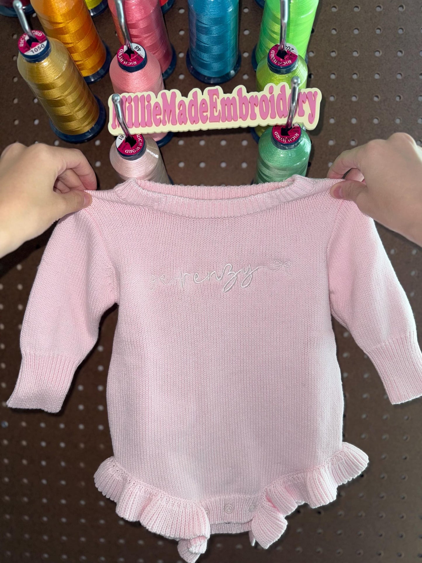 | Custom Knit Announcement Sweater |