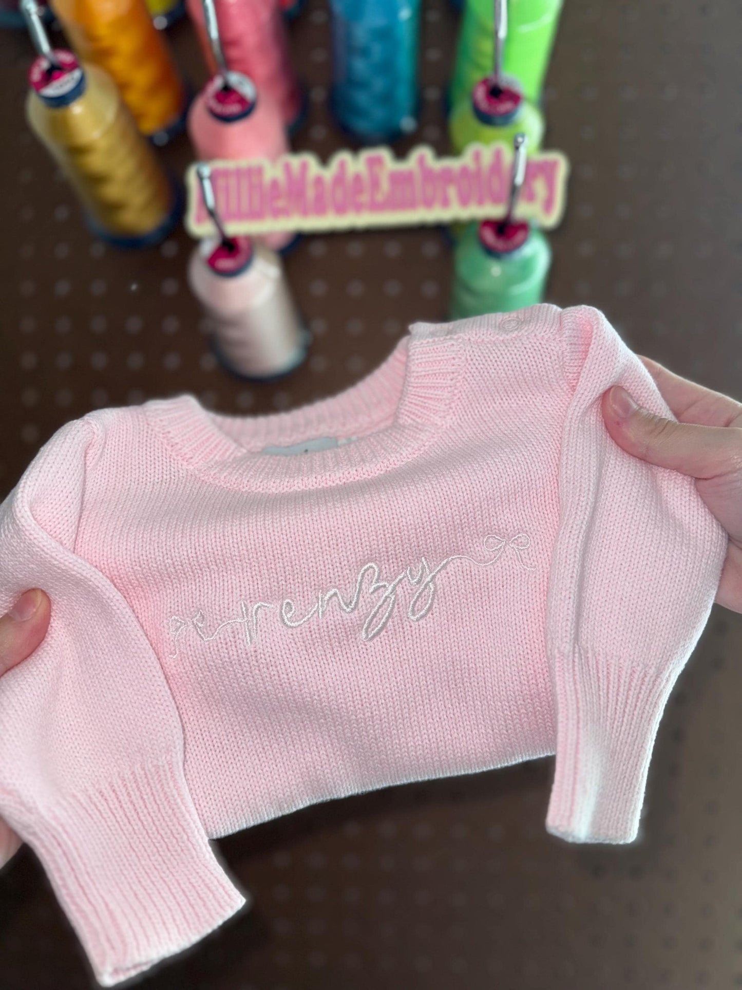 | Custom Knit Announcement Sweater |